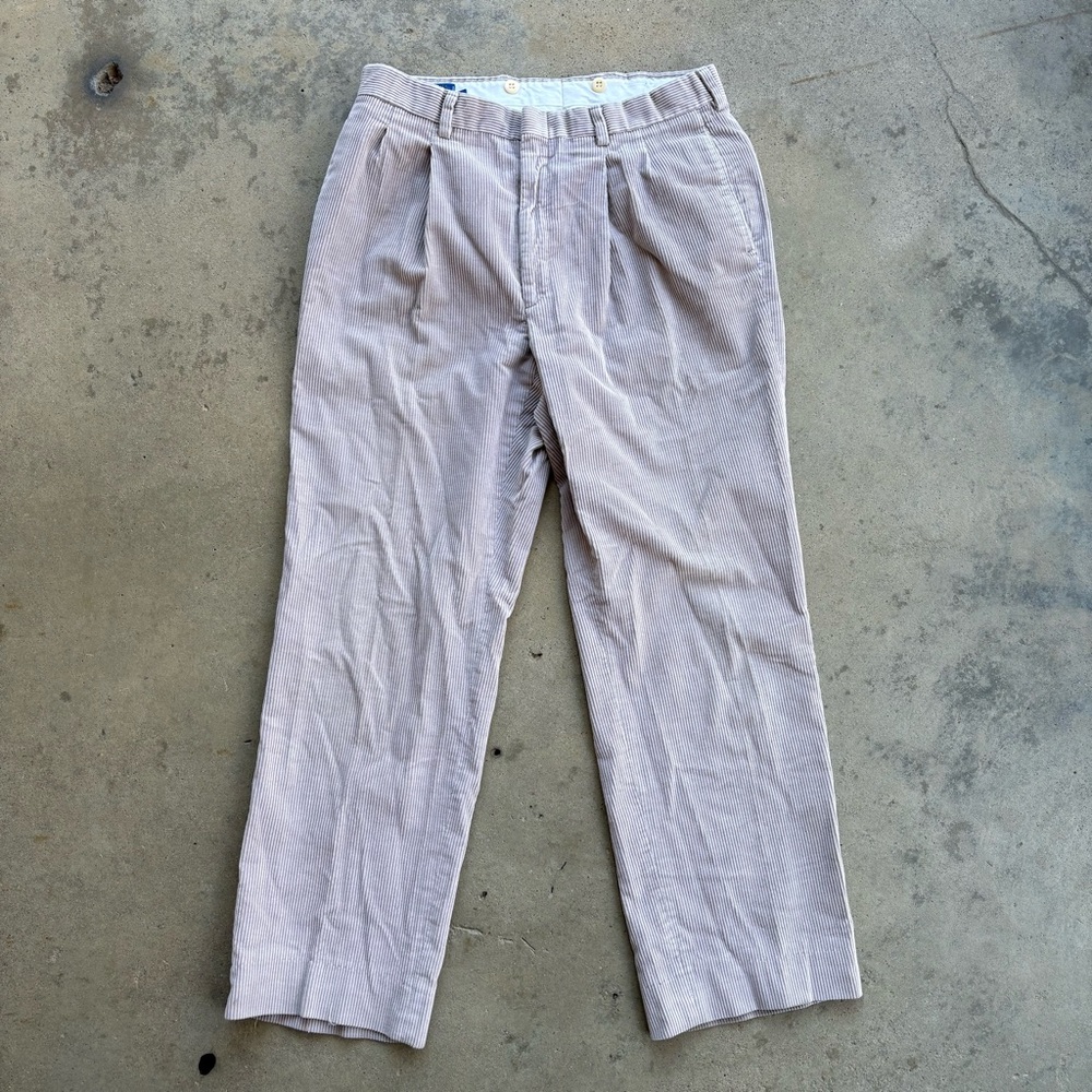 Vintage Pendleton Corduroy Pants Men's 34x30 Tan Made in the USA 80s